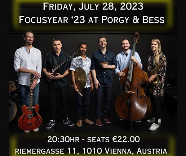 Killian Perret-Gentil with Focusyear '23 at Porgy and Bess, Vienna