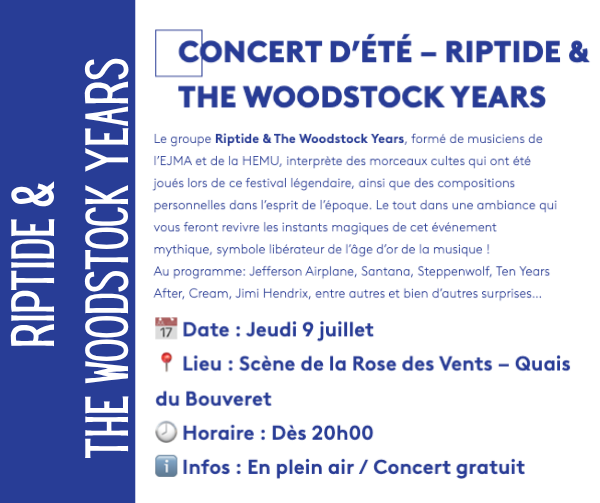Riptides & the Woodstock years