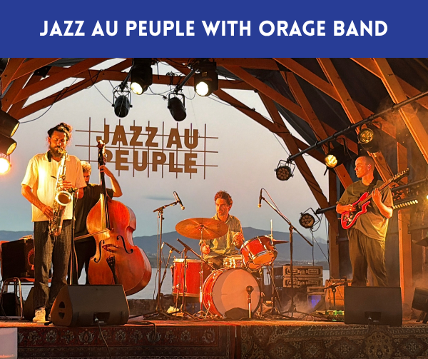 Orage band at Jazz au Peuple with Killian Perret-Gentil on guitar